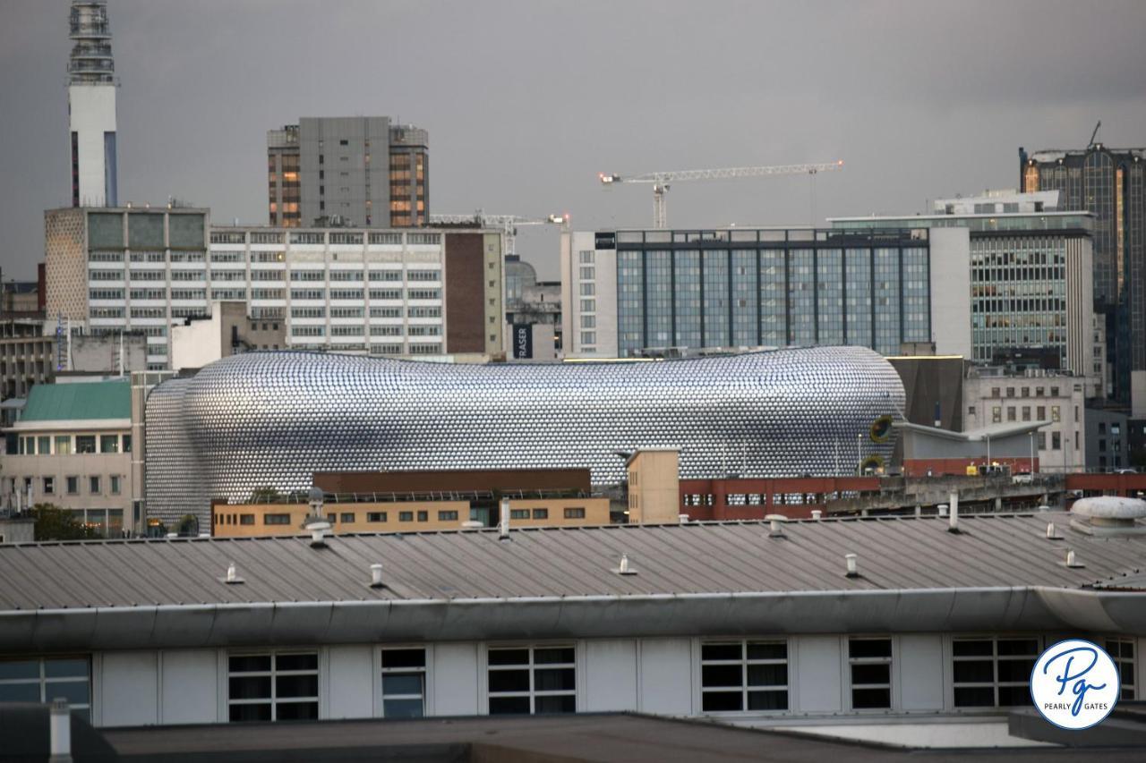 Penthouse - Amazing City Skyline Views - Balcony - Free Extra 2 Hours - Free Parking - Utilita Arena - Bullring Shopping - New St Station- Super King Size Bed バーミンガム エクステリア 写真